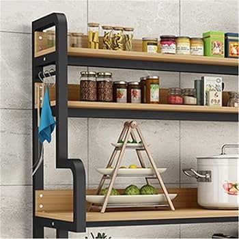Amazon｜キッチンシェルフフロア多層収納キャビネット